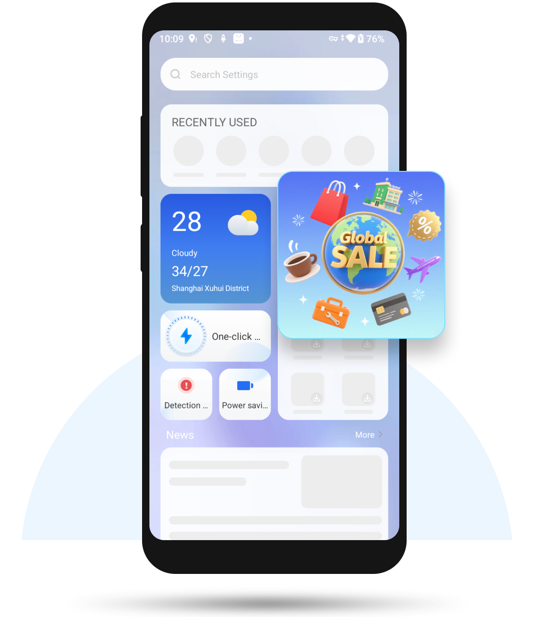 Aura browser banners