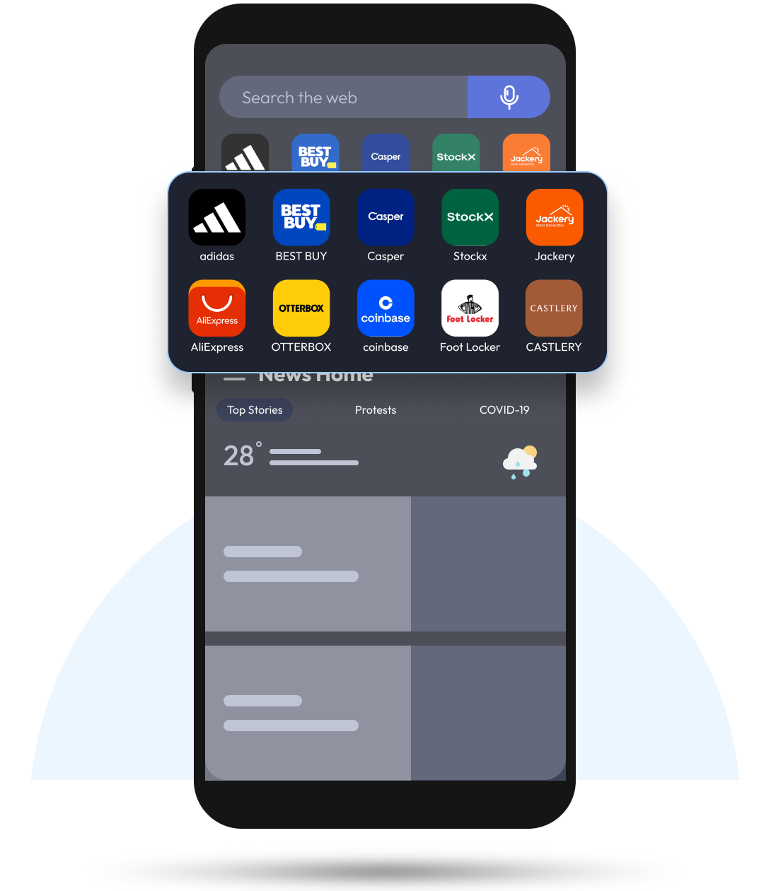 Stream launcher integration