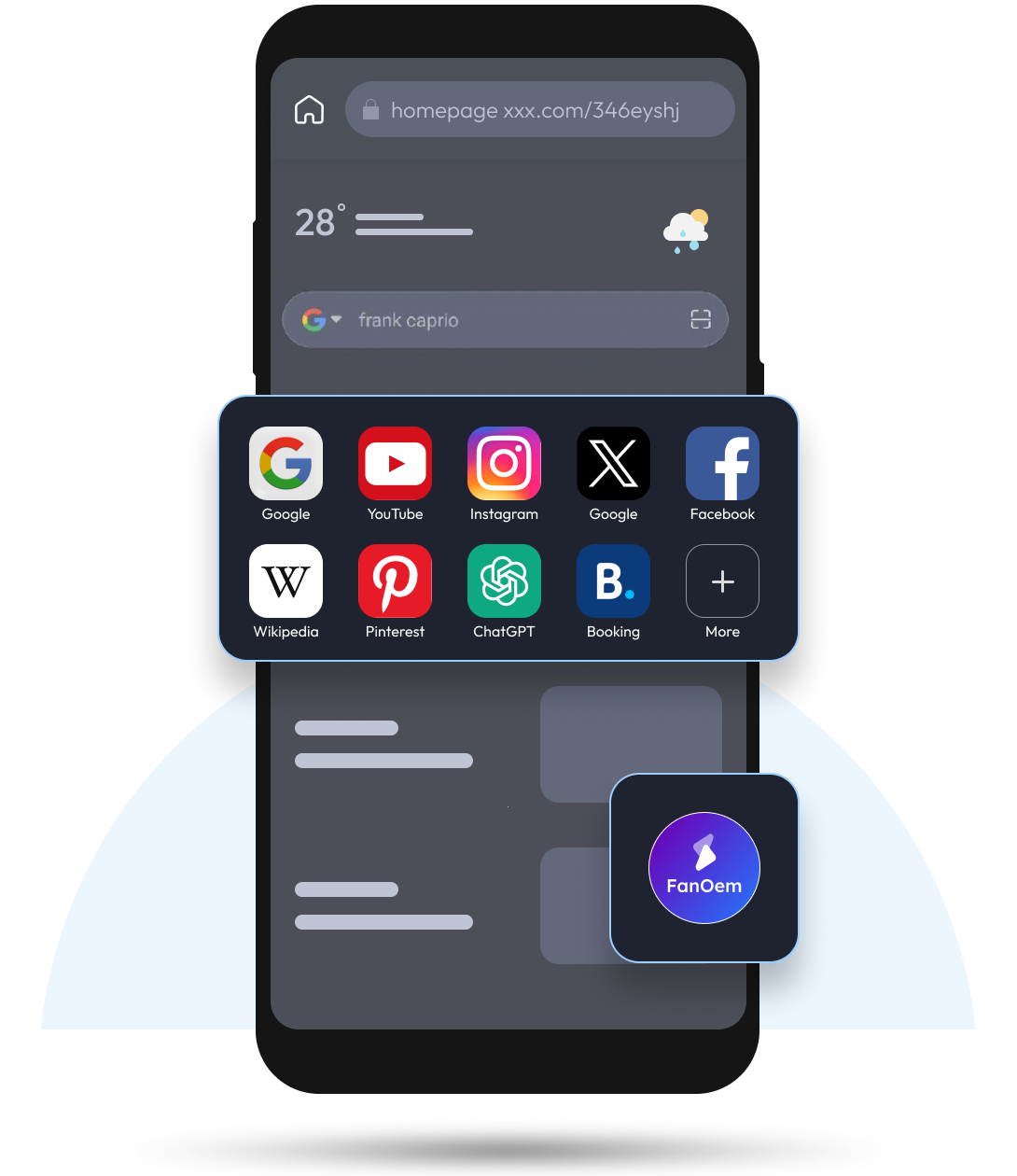 Stream start pages integration
