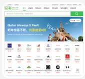 Fanli website main page and banner